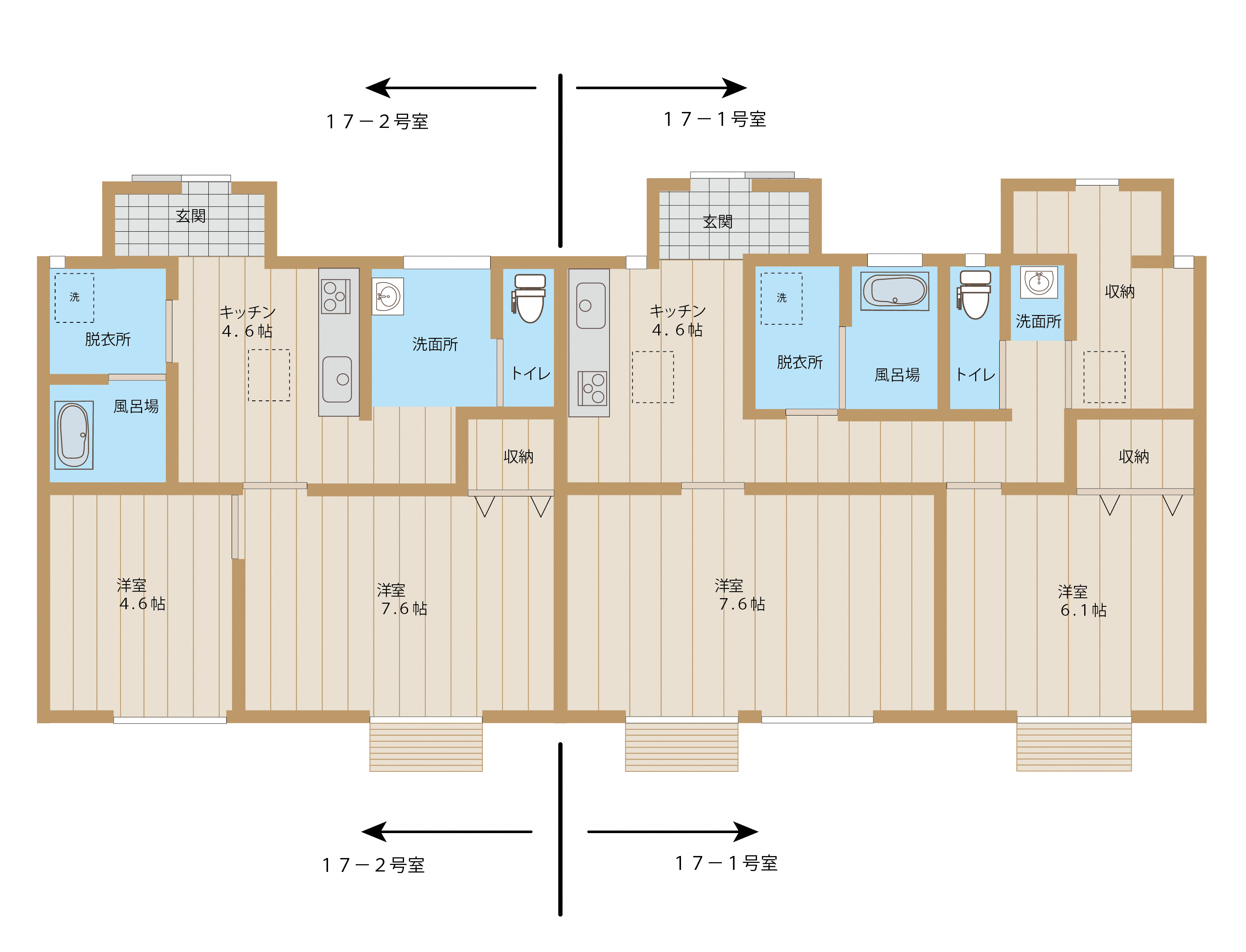 別府峯住宅17号棟_間取り図