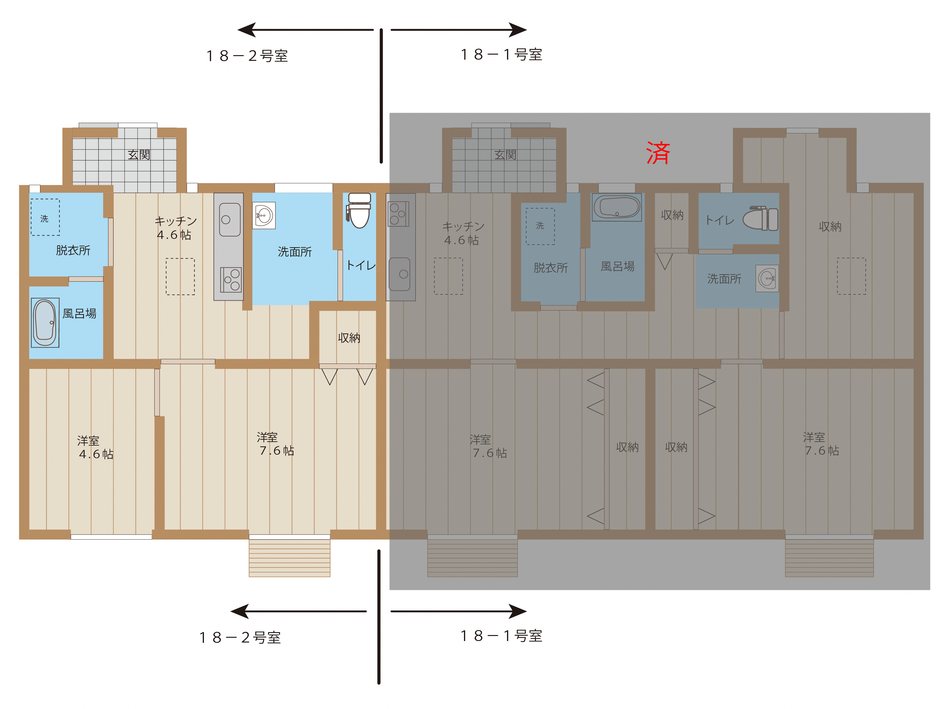 別府峯住宅18号棟_間取り図