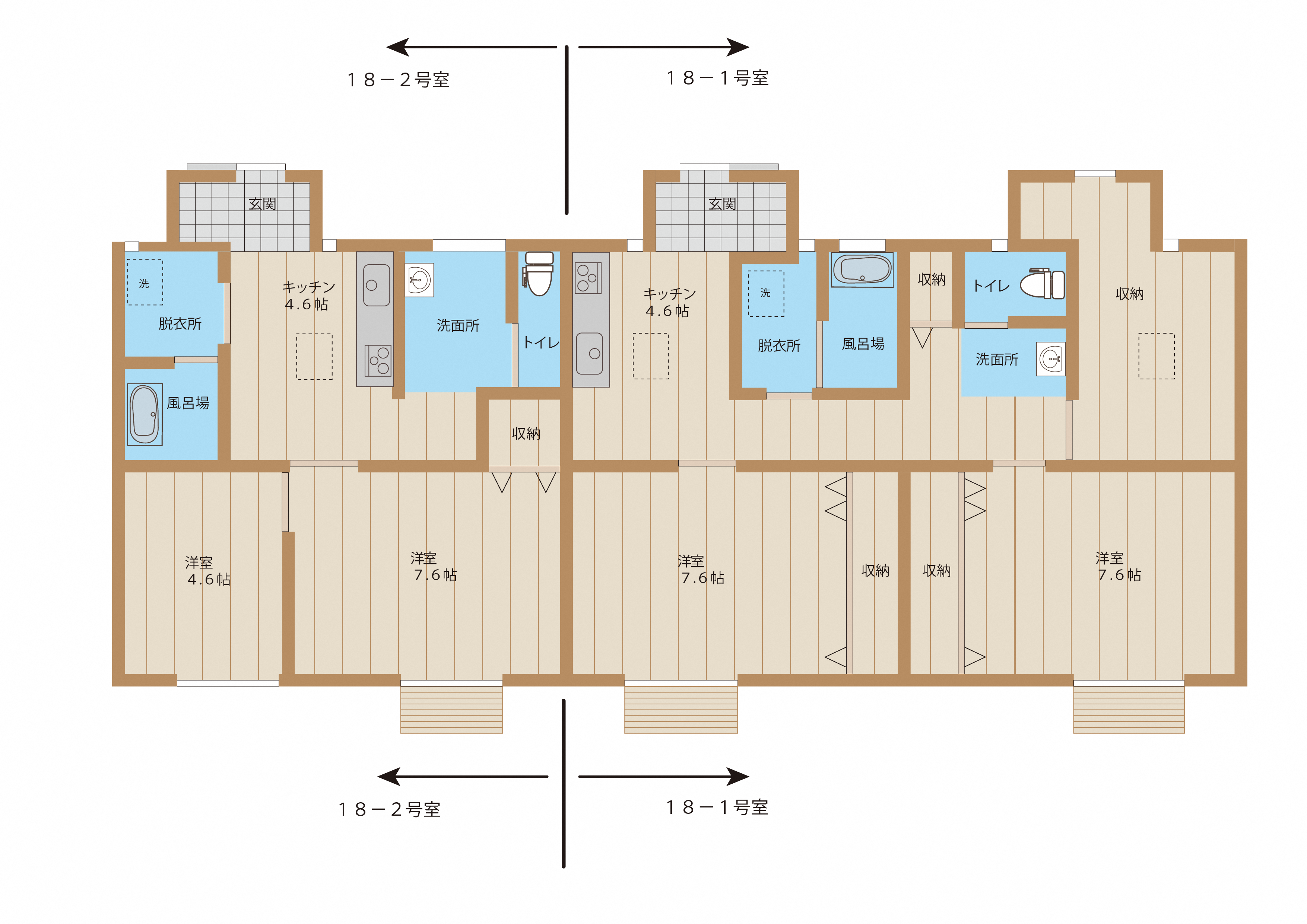 別府峯住宅18号棟_間取り図